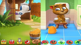 MY TALKING TOM 2 VS MY TALKING HANK