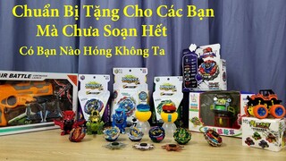 GIVE AWAY -  con quay beyblade gt 4, Chuẩn Bị Tặng Con Quay & Nhiều Đồ Đã Review Mùng 5k SUBSCRIBERS