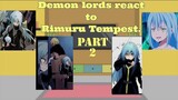 Demon lords react to Rimuru tempest part 2 | Read the description |Yuuki Kagurazaka