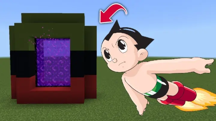Membuat Portal Astro Boy ~ Minecraft PE
