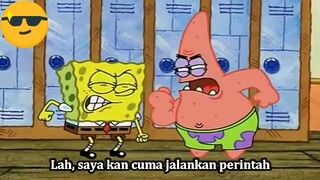 meme Spongebob : Derita punya ketua tukang lapor