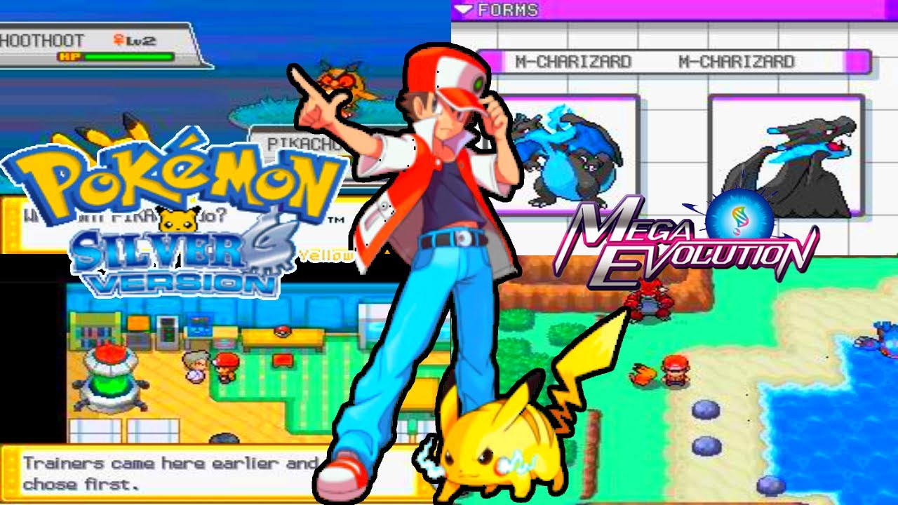 POKEMON SILVER YELLOW (NDS) COMPLETED  ROM HACK WITH MEGA EVOLUTION AND  PARTNER PIKACHU + DOWNLOAD - BiliBili