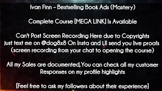 Ivan Finn  course - Bestselling Book Ads (Mastery) download