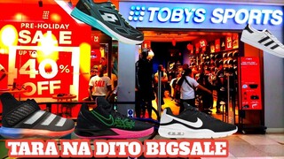 40% OFF SHOES AND APPARELS BIG SALE AT TOBY'S SPORT