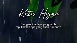 kata hujan