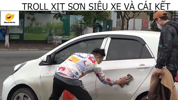 (P3) Troll Xịt Sơn Siêu Xe Và Cái Kết #Prank