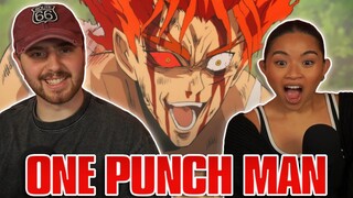GAROU IS INSANE!! GAROU VS GENOS! - One Punch Man Season 2 Episode 11 REACTION!
