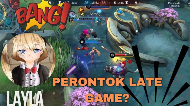 Layla Hero oper power anak emas moonton😭😅🔥