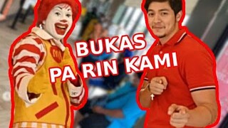 Alden Nagbukas ng Mcdo Branch kahit QUARANTINE