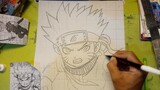 menggambar manga Naruto