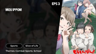 Mou Ippon! Episode 3 Subtitle Indo