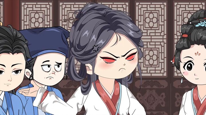 The son vowed to study hard but was dragged to the ancestral hall by his father and spanked with a f