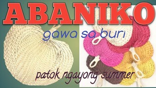 Paano gumawa ng pamaypay mula sa dahon ng Buri/ Handicraft