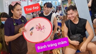 Chấn động Trai đẹp mua 1 mâm Bánh tráng trộn DIVA Cát Thy - Ẩm thực Cha Rồng