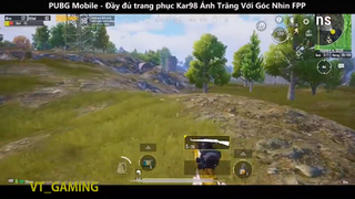 PUBG Mobile - Đầy đủ trang phục Kar98 Ánh Trăng Với Góc Nhìn FPP p5