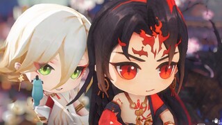 [Onmyoji MMD] Kedi Shitian hanya akan merasa kasihan pada Asura giegie~[Love Dance/Xiudi]