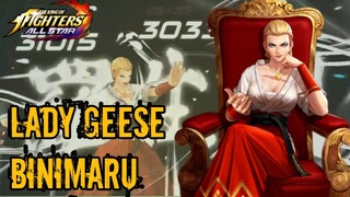 Lady Geese Binimaru on KOF ALLSTAR 😲🔥 GAMEPLAY