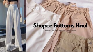 12.12 SALE Shopee Try On Haul BOTTOMS EDITION