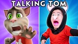 Tom Driving Troll Angela - Parody The Story Of Talking Tom and Angela | Woa Parody