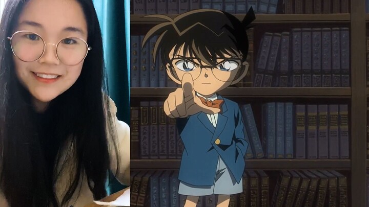 [MAD]Dubbing Conan's opening remarks by a cute girl|<Detective Conan>