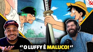 HISTORIADOR REAGINDO A ONE PIECE - 1x04 | Morgan vs Luffy! -REACT feat @assimdisseojoao