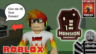 Zach Nolan Wants my DONUTS?!!|Roblox MANSION