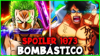 SPOILER 1073 ONE PIECE - TEREMOS ZORO VS xxxx e o VERDADEIRO NÍVEL DE PODER DO TOURO VERDE?!