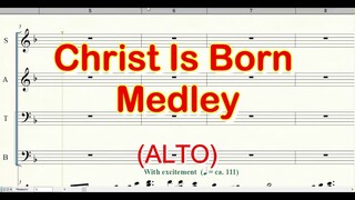 Christ Is Born Medley | Alto