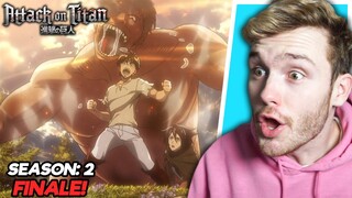 EREN'S NEW POWER!? Attack on Titan Ep. 12 (Season 2) REACTION