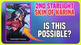 Upcoming 2nd Starlight Skin Of Karina | 1 hero for 2 Starlight skins? | MLBB