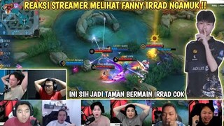 REAKSI STREAMER MELIHAT FANNY IRRAD KELUAR DI MPL S13 !! RRQ HOSHI VS DEWA MATCH 2