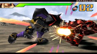 Ninpu Sentai Hurricaneger PS1 (Boss Jakanja Jack) One Hit KO Survival Mode HD