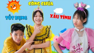 Công Chúa Tốt Bụng Và Công Chúa Xấu Tính ♥ Min Min TV Minh Khoa