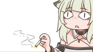 [ Arknights ] If I get caught smoking, my career as a perfect boss will be over!