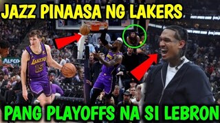 NAGALIT NA ANG LAKERS PINAASA ANG JAZZ SA OVERTIME!