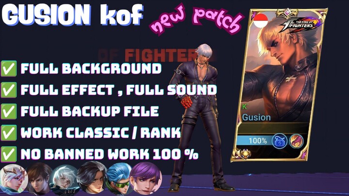 SCRIPT GUSION KOF REVAMP 2025 || FULL SOUND & FULL EFFECT || MLBB