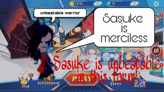 Stick Hero Fighter - Sasuke vs Vegito blue / Broly/ Gohan SSJ / Goku SSJ3 - Anime wars