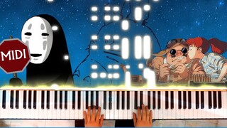 Best Studio Ghibli Piano Pieces Cover Midi