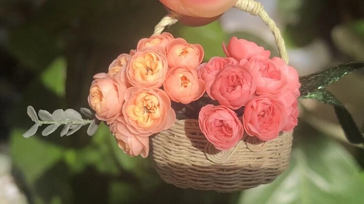 [Proses pembuatan] Miniatur Bunga Austin Rose