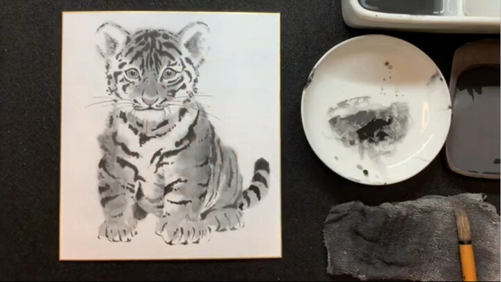 [Life] [Hand-Drawing] A Baby Tiger for the Year of Tiger
