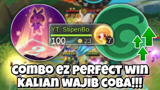 COMBO EZ PERFECT WIN!! ANGELA SKILL 1 NATURE SPIRIT GUARDIAN!! MAGIC CHESS MOBILE LEGENDS