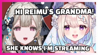 Enna Heard Reimu's Grandma Voice Before the Stream [Nijisanji EN Vtuber Clip]