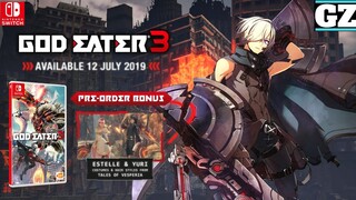 GOD EATER 3 - NEW Nintendo Switch Gameplay - Available July 12, 2019