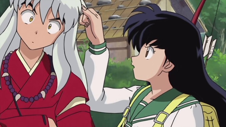 [ InuYasha ] The sound of pinching ears is so cute