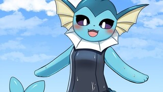 Animated shorts | Do water-type pokemon wear swimsuits?