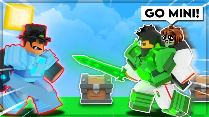 So I Carried My *TRASH SKYWARS TEAMMATES* In Roblox BedWars!