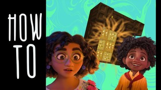 Minecraft:Tutorial | How To Make An Encanto Door (Working) | Commands Needed
