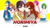Horimiya Song by RAGE | You Are My Heartbeat | Anime Song [Horimiya AMV]