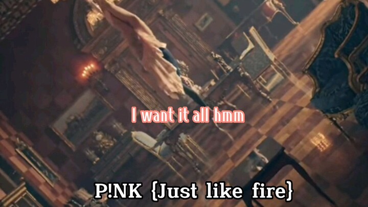 P!NK ||Just like fire|| from : Alice Through the looking glass