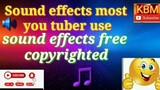 sound effects youtubers use no copyright  / sound effect copyright free #08